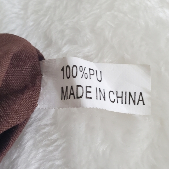 TAN Boutique Faux Leather Zig Zag Dark Silver Embellished Crossbody Bag Purse - Picture 13 of 13